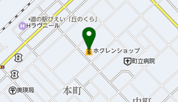 美瑛町農民連盟の地図画像