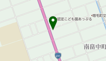 有限会社ましけガラスの地図画像