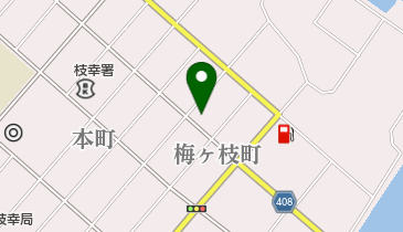 梅津電気株式会社の地図画像