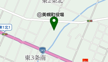 美幌町役場 老人憩の家の地図画像