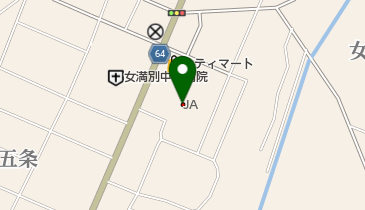 ホクレン中斜里製糖工場女満別原料所の地図画像