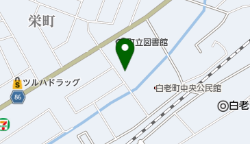 白老八幡神社の地図画像