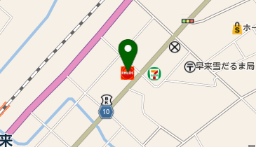 早来自工株式会社の地図画像