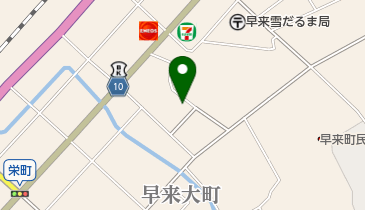 早来神社の地図画像