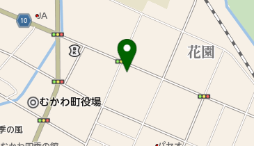 花よし鵡川店の地図画像