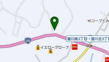芳賀商会の地図画像