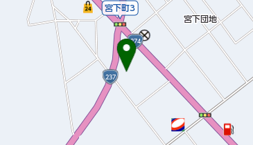 川渕銘石店の地図画像