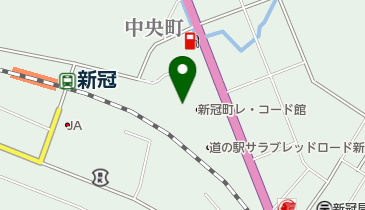 新冠花倶楽部の地図画像