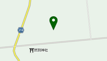 音更町役場 コミセン・地域会館関係 然別児童館の地図画像