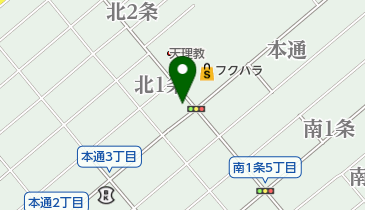 山本ふとん店の地図画像