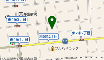 長岡食品の地図画像