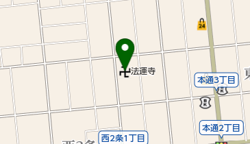 法運寺の地図画像