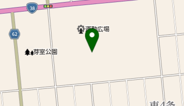芽室町役場 温水プールの地図画像