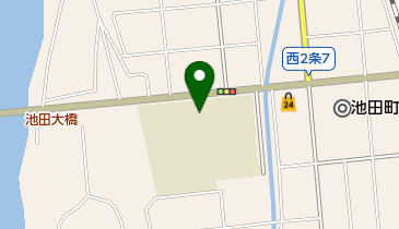 池田町学童保育所の地図画像