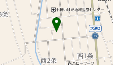 十勝総合振興局森林室池田分室の地図画像