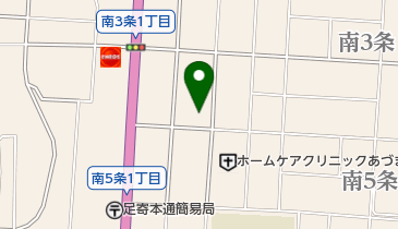 足寄貨物自動車株式会社の地図画像