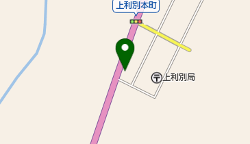 足寄消防署 足寄消防団 上利別分団詰所の地図画像