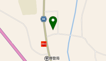 足寄消防署 足寄消防団 芽登分団詰所の地図画像