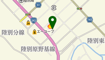 有限会社石橋石油の地図画像