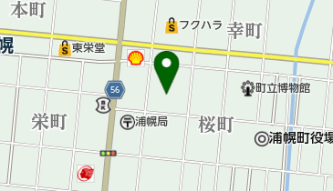 浦幌消防署の地図画像