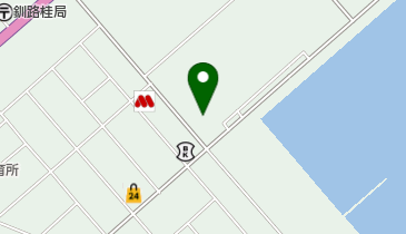 釧路クリーニング 工場の地図画像