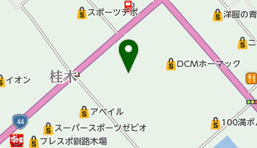 味の時計台 釧路木場店の地図画像