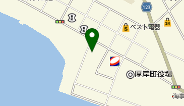 厚岸第一運輸株式会社の地図画像