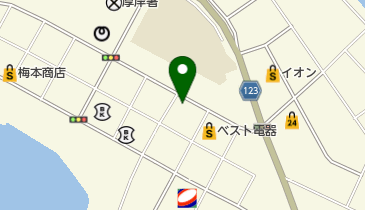 栗林電機株式会社の地図画像