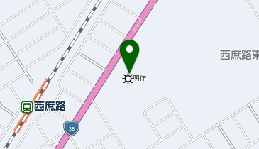 株式会社明作の地図画像