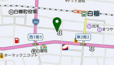 白糠町役場 白糠コミュニティホールの地図画像