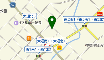 浜田呉服店の地図画像