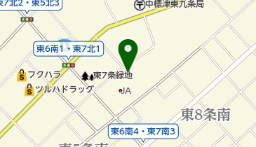 中標津町農協の地図画像