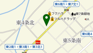 ナカ美容室貸衣装の地図画像