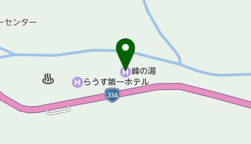 レストラン峰の地図画像