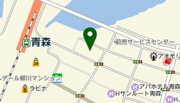 株式会社ウェルネス伯養軒青森支店の地図画像