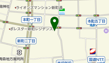 株式会社中傳本店の地図画像