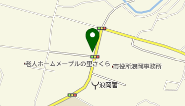 青森健友館の地図画像