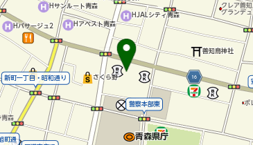 青森新町二丁目ビルディング管理室の地図画像