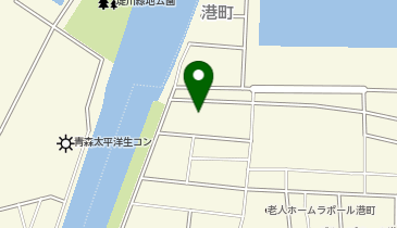 明治けんこう宅配青森店の地図画像