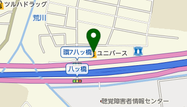東洋社クリーニング ユニバース筒井店の地図画像