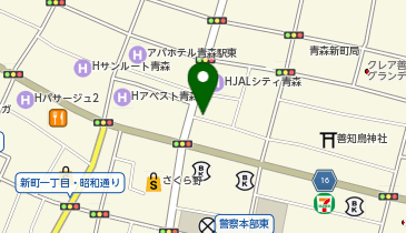 リーガルシューズ青森店の地図画像