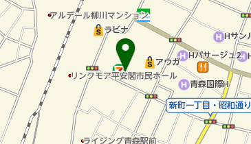 社団法人青森県情報サービス産業協会の地図画像