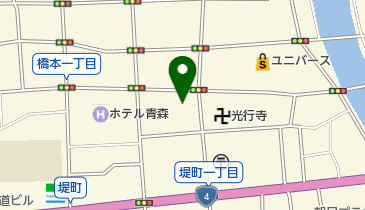青森県美容業生活衛生同業組合の地図画像