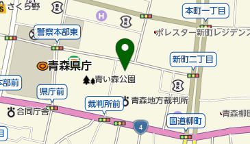 青森県弁護士会の地図画像