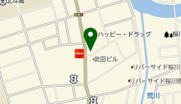 窪田商店の地図画像