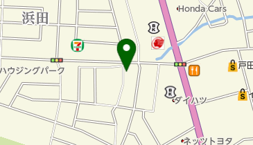 秋村自動車整備工場の地図画像