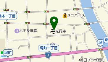 光行寺の地図画像