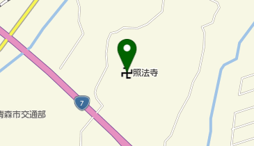 照法寺の地図画像