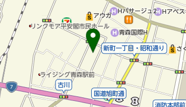 肉の寺山の地図画像