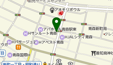 浜高美容院の地図画像